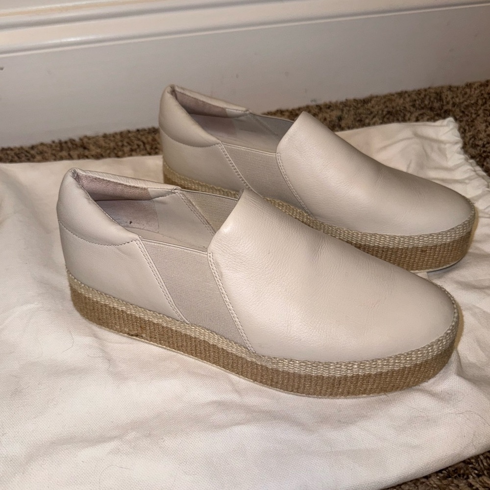 vince warren slip-on platform sneakers